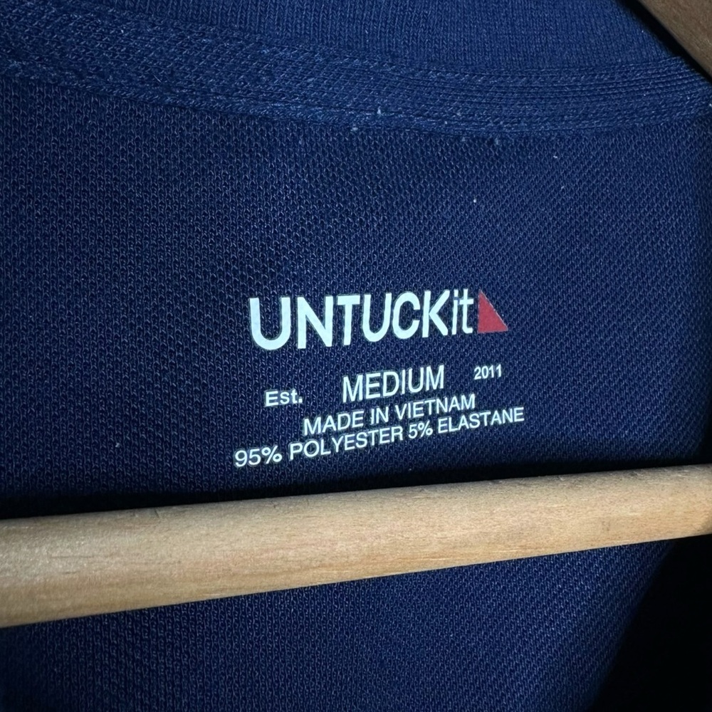 UNTUCKit Navy Polo Shirt - Picture 5 of 6